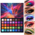 Professional 40-Color Eyeshadow Palette - Matte and Shimmer Finishes, Highly Pigmented, Long-Lasting, Waterproof Makeup Powder