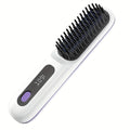 USB Wireless Household Electric Hair Straightening Comb for Both Straightening and Curling - Anaya Beauty