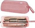 Anaya's Beauty Airwrap Travel Case for Shark Hair Dryer and Airstraight Flex Style Hair Attachment - Dark Pink Organizer for Curling Iron Accessories
