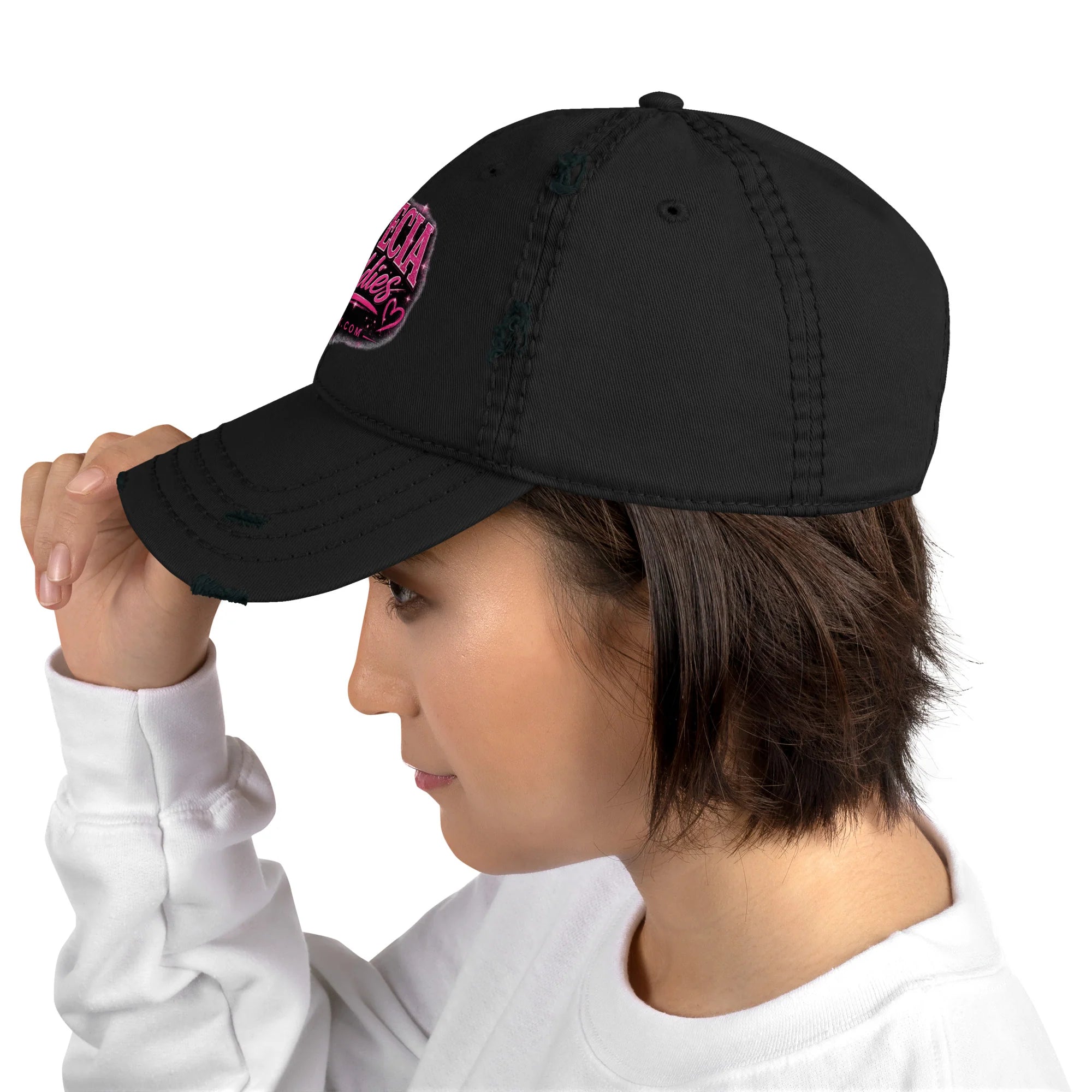 Alopecia Baddies Distressed Dad Hat