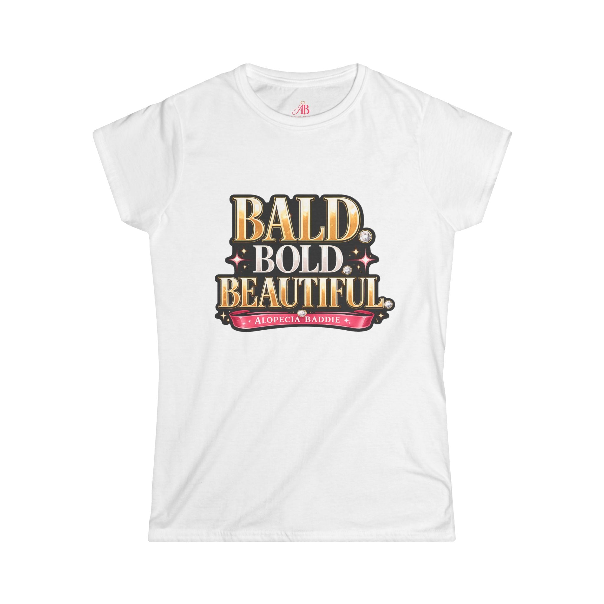 Women's Softstyle Tee — Classic White Crewneck T-Shirt