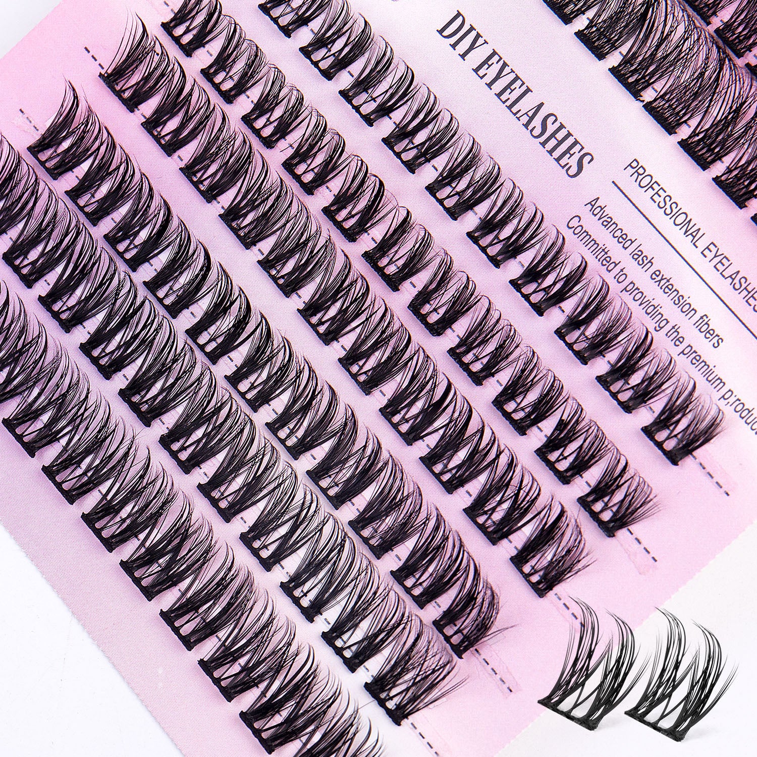 12 Rows Of 150 Segmented Lashes In Clusters - Anaya Beauty