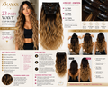 23-Inch Wavy Clip-In Hair Extensions – 4 Piece Set