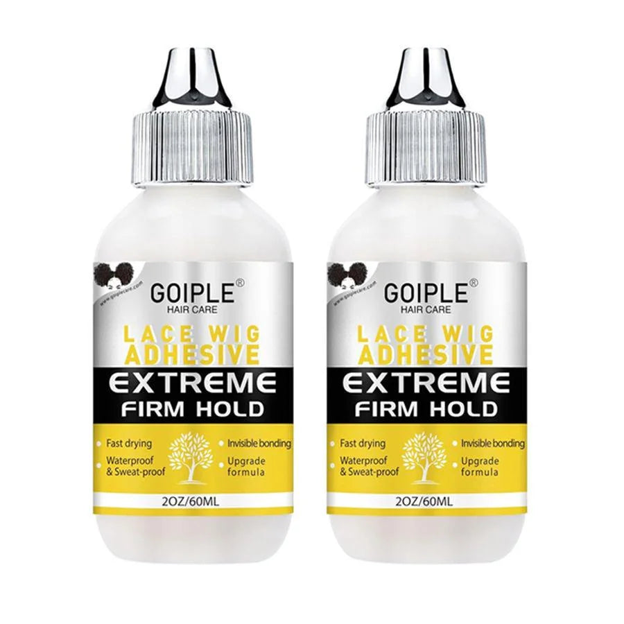 Waterproof Wig Glue Toupee Adhesive Glue for Wig Invisible Lace Glue for Wigs Strong Hold Lace Wig Adhesive Wig Installation Kit