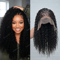 Boho Box Braids Wig Brazilian Virgin Full Lace Human Hair Wigs Transparent Lace Glueless Square Parted Boho Braided Wigs Human Hair Knotless Pre Plucked Glueless for Black Women 24Inch