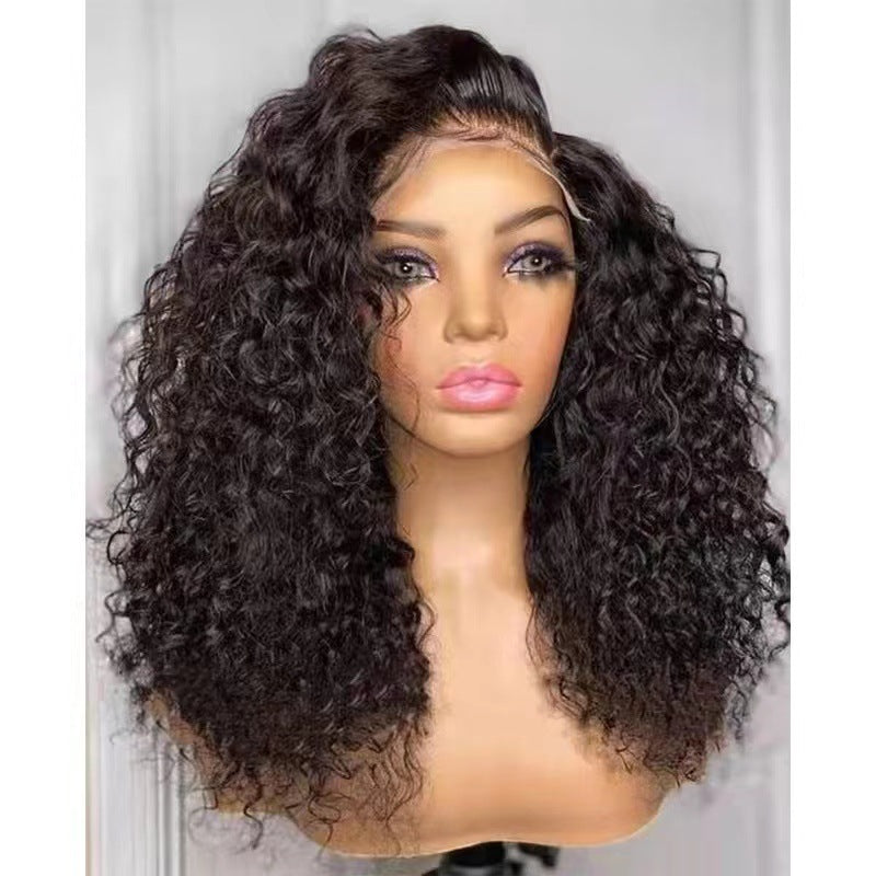 Former Lace Wig European And American Wig Female Long Curly Hair - Anaya Beauty