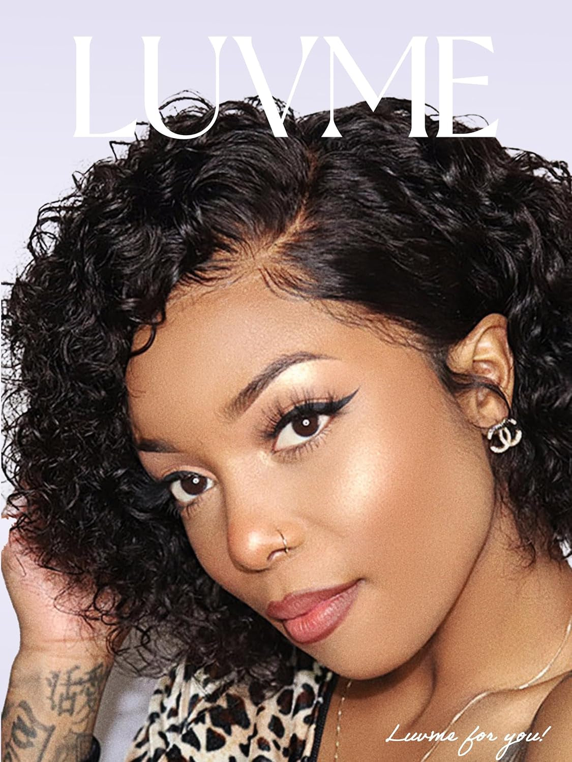 8" Curly Glueless without Spray Wigs Human Hair Pre Cut/Plucked, Undetectable HD Lace Wig Ready to Go Lace Bob Wig Short Curly 180 Density