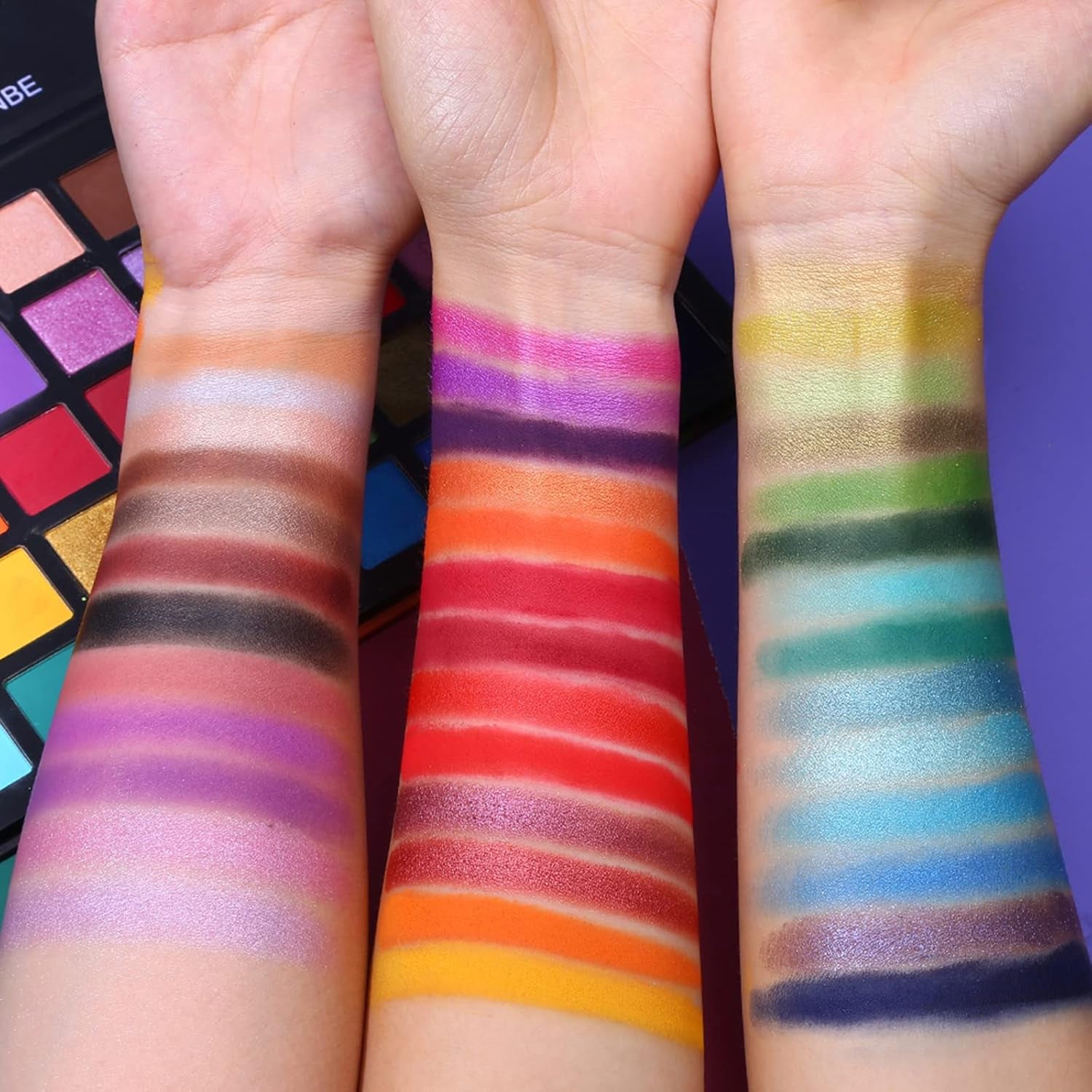 Professional 40-Color Eyeshadow Palette - Matte and Shimmer Finishes, Highly Pigmented, Long-Lasting, Waterproof Makeup Powder