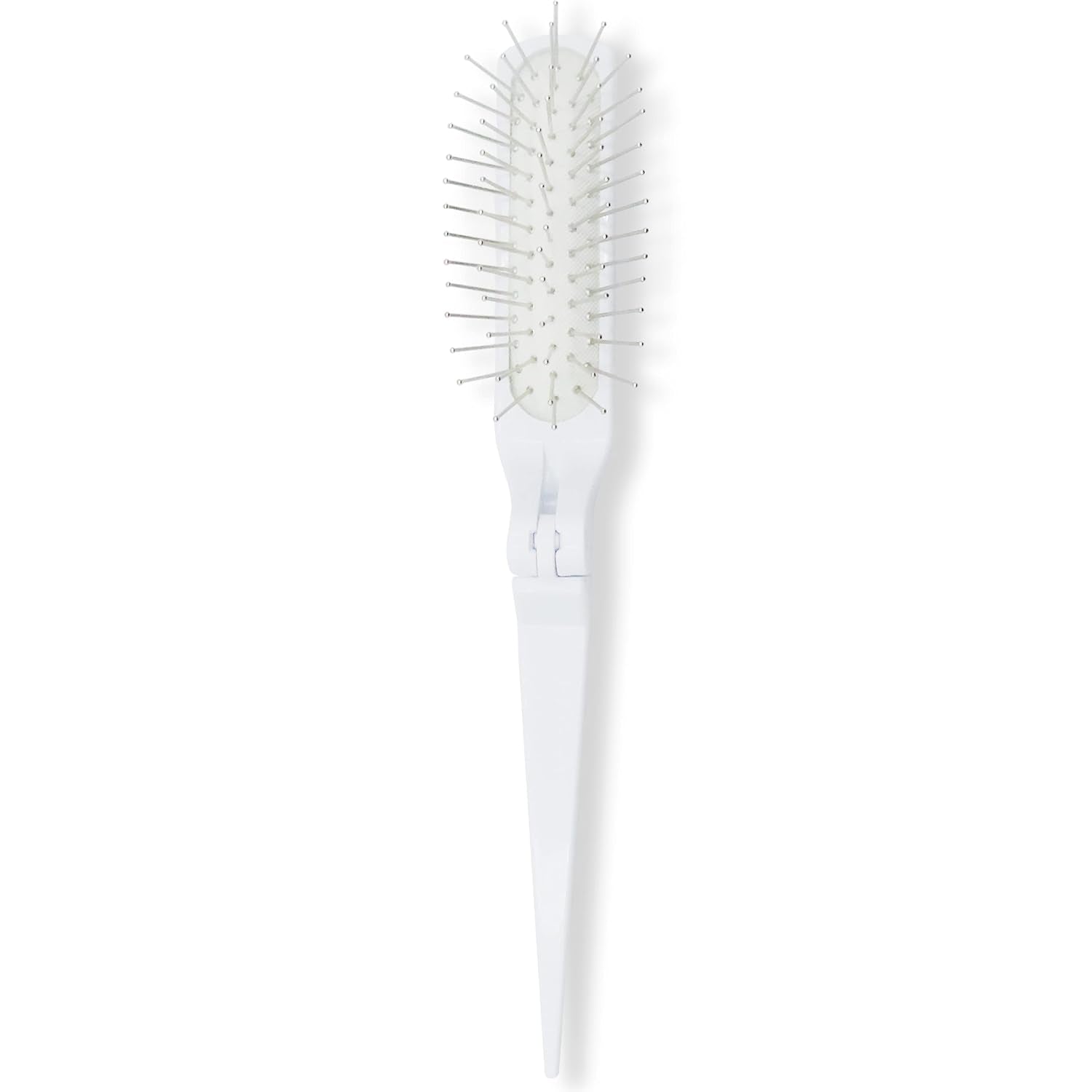 For a cleaner, professional Shopify product title, I’d use: Foldable Cushion Wig Brush – Portable Wire Bristle Detangling & Styling Tool for Wigs & Extensions