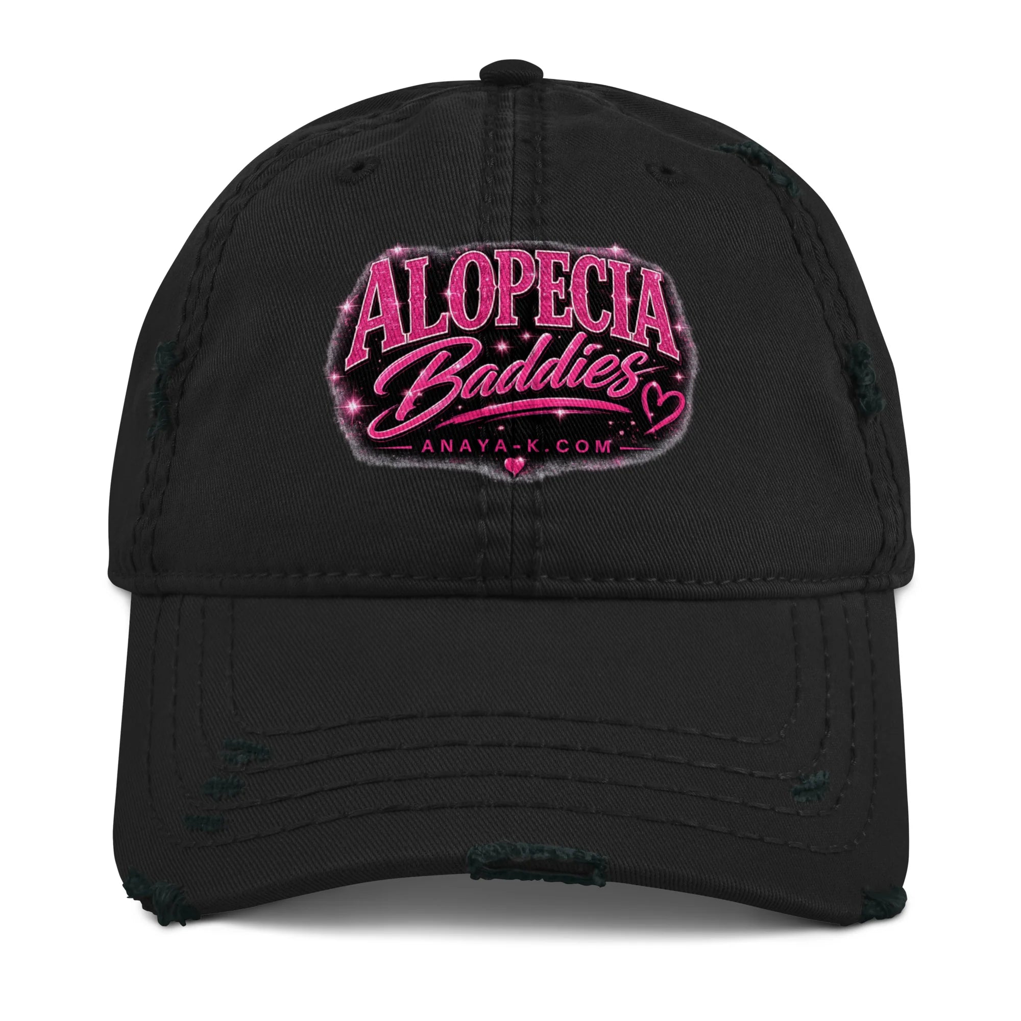Alopecia Baddies Distressed Dad Hat