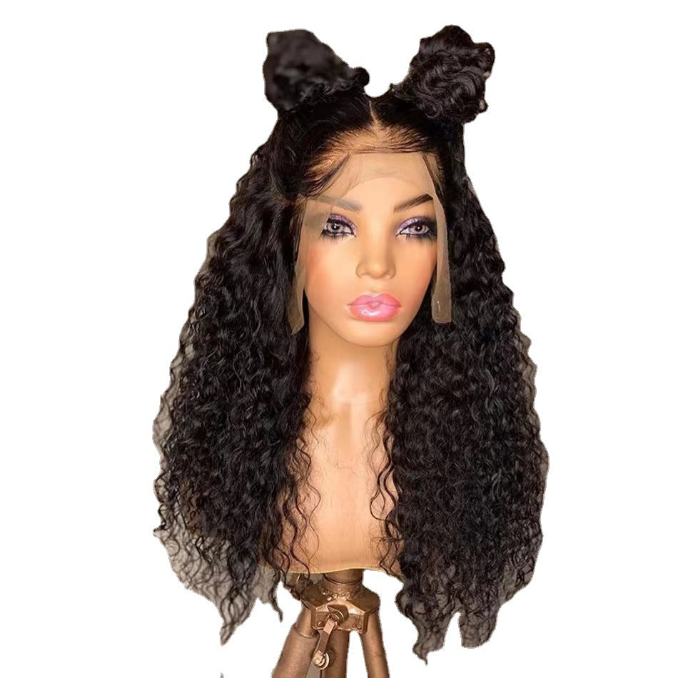 Former Lace Wig European And American Wig Female Long Curly Hair - Anaya Beauty