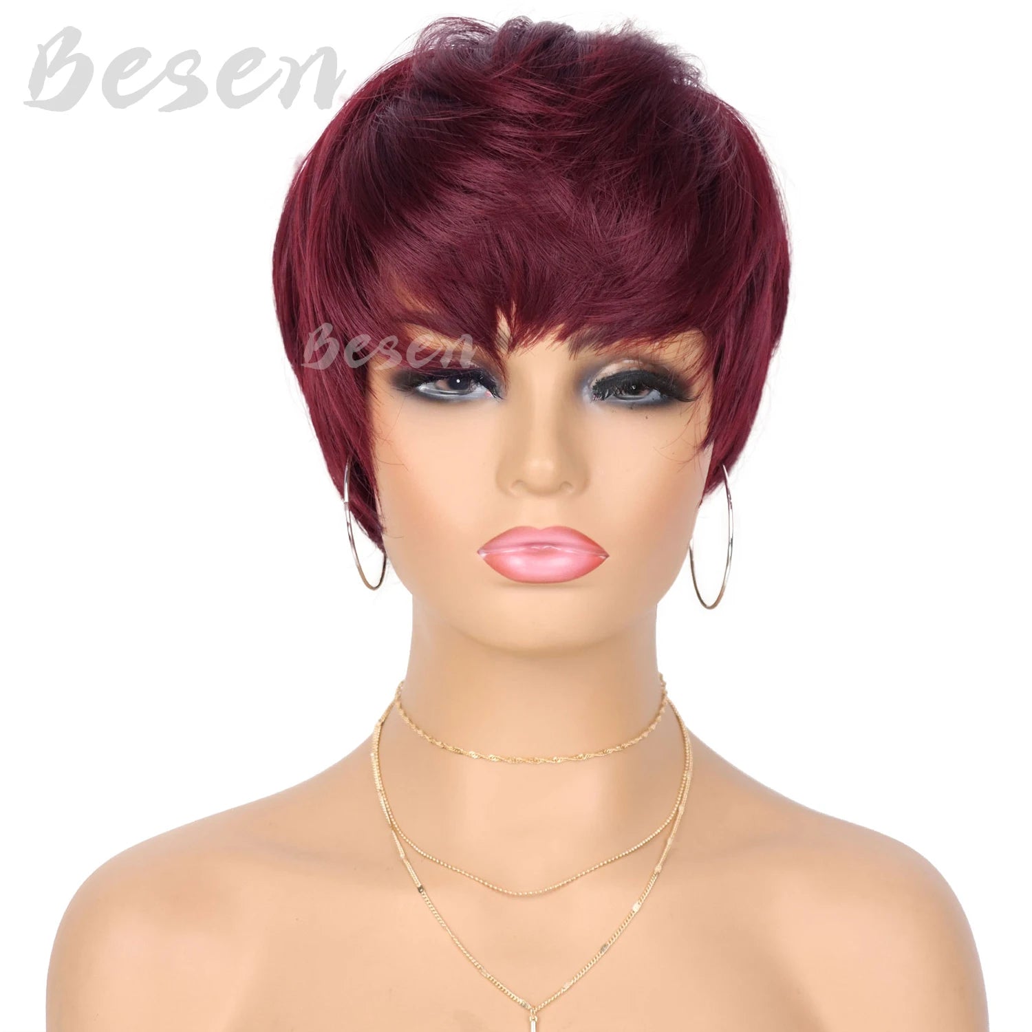 Synthetic Short Pixie Cut Wigs for Black White Women Short Layered Wigs Heat Resistant Colorful Cosplay Halloween Party Wigs