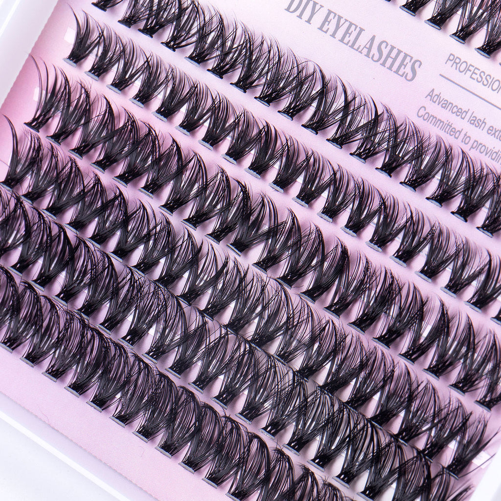 12 Rows Of 30D Plus 40D Clusters Of 240 Segmented Lashes Set - Anaya Beauty