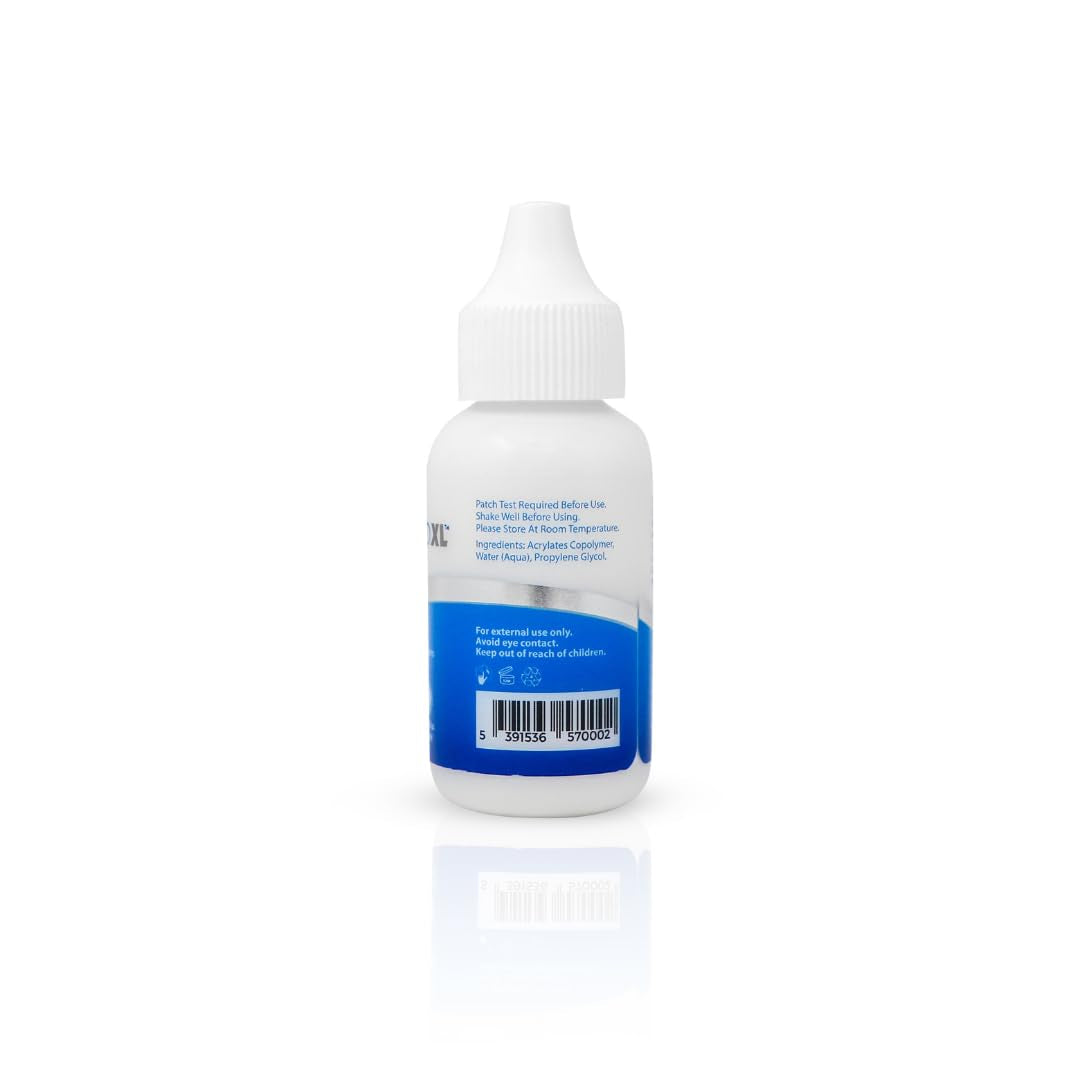 GHOSTBOND XL Hair Replacement Adhesive 1.3Oz- Invisible Wig Bonding Glue: Water & Oil-Resistant, Non-Toxic, Light Hold for Secure and Natural-Looking Poly and Lace Hairpiece, Wigs & Toupee Systems