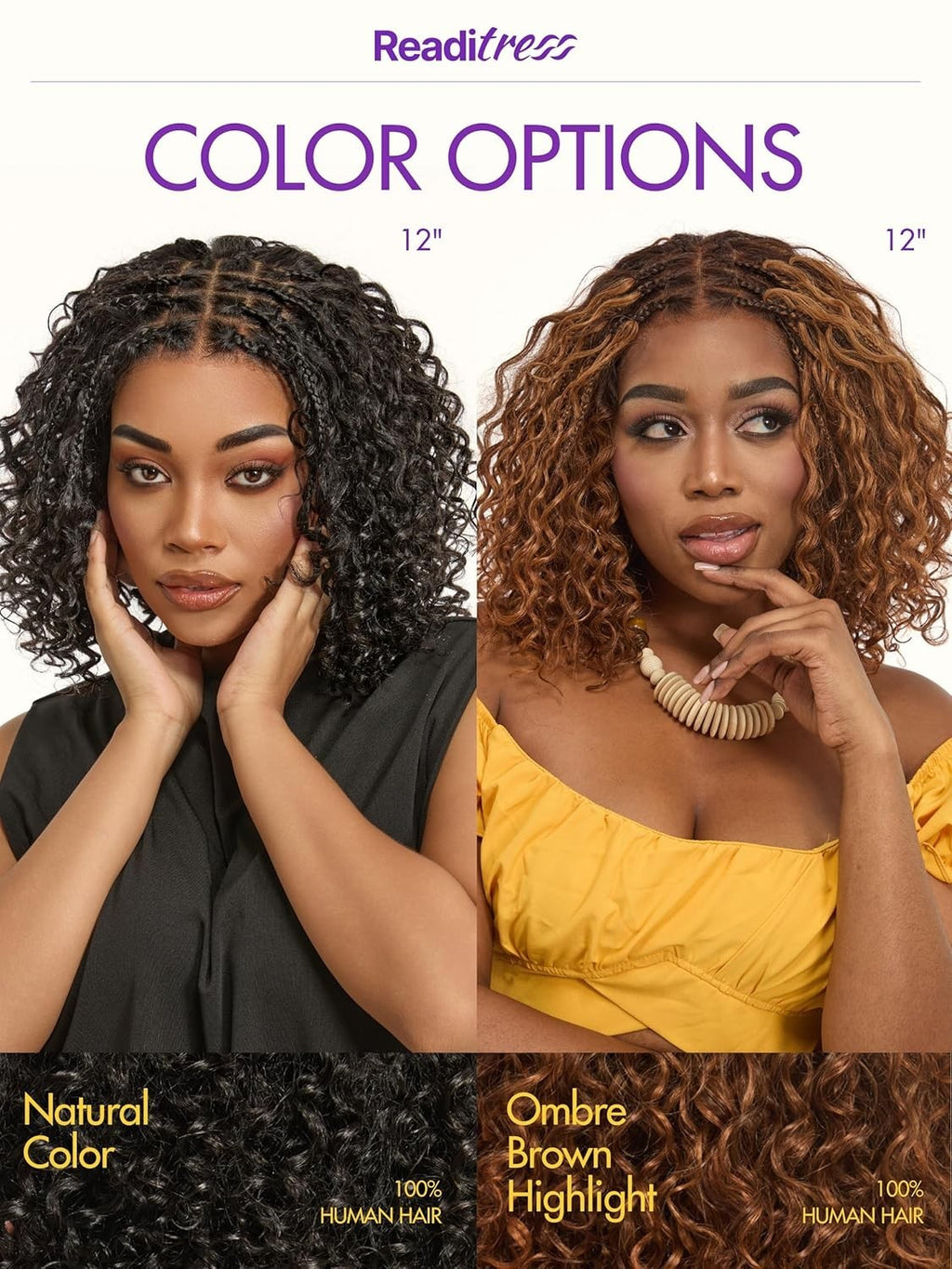 Boho Braided Deep Curly 5X5 Closure Lace with Braided Bob 10 Inch Human Hair Wig