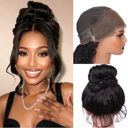 28 Inch Body Wave 360 Lace Front Wigs Human Hair - HD Lace, 200% Density, Pre Pl