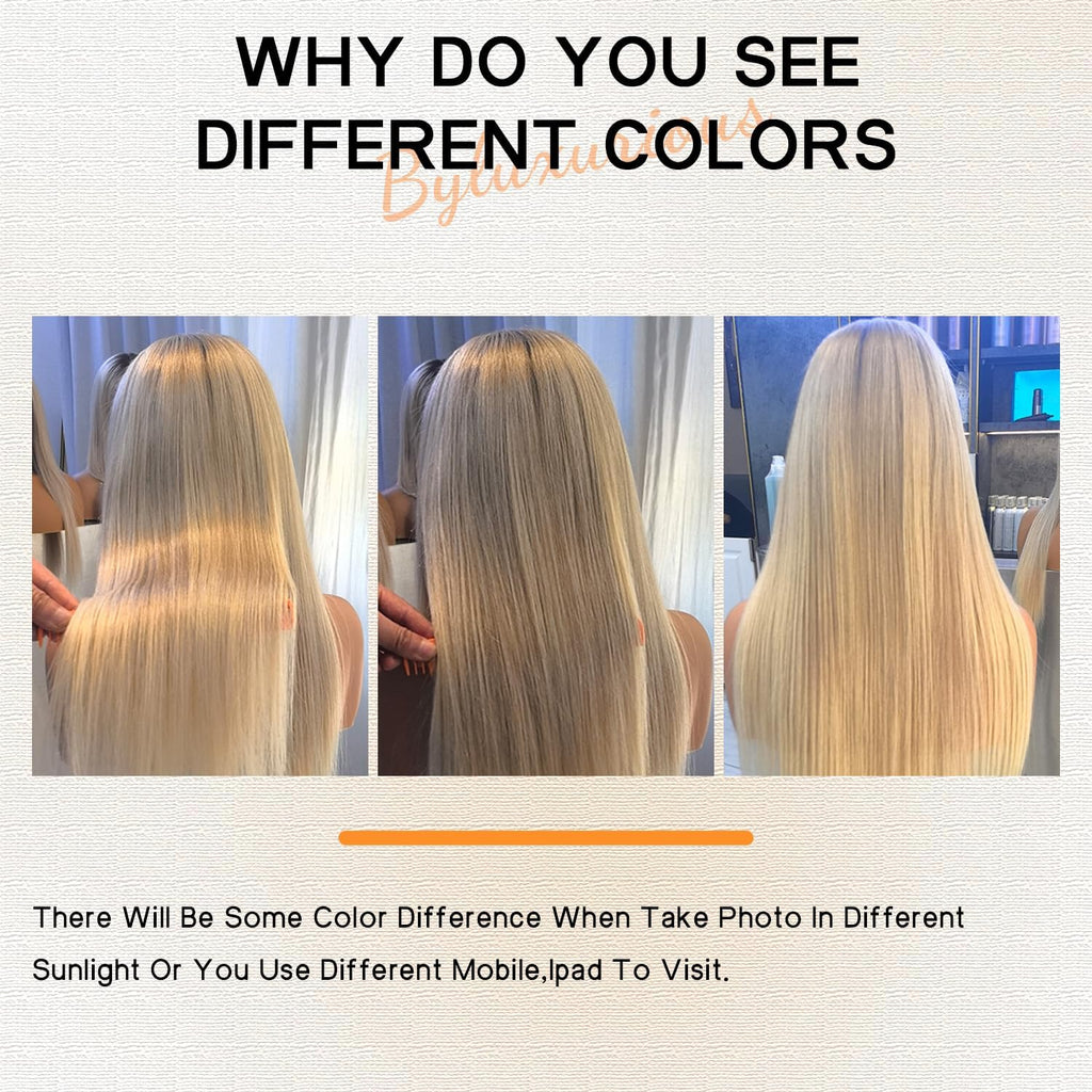220% Ash Blonde Wig Human Hair Pre Plucked Pre Cut Glueless 13X4 UHD Lace Front Wigs for Women Ombre Highlight Balayage Blonde Real Human Hair with Dark Roots Soft Long Body Wave 22Inch