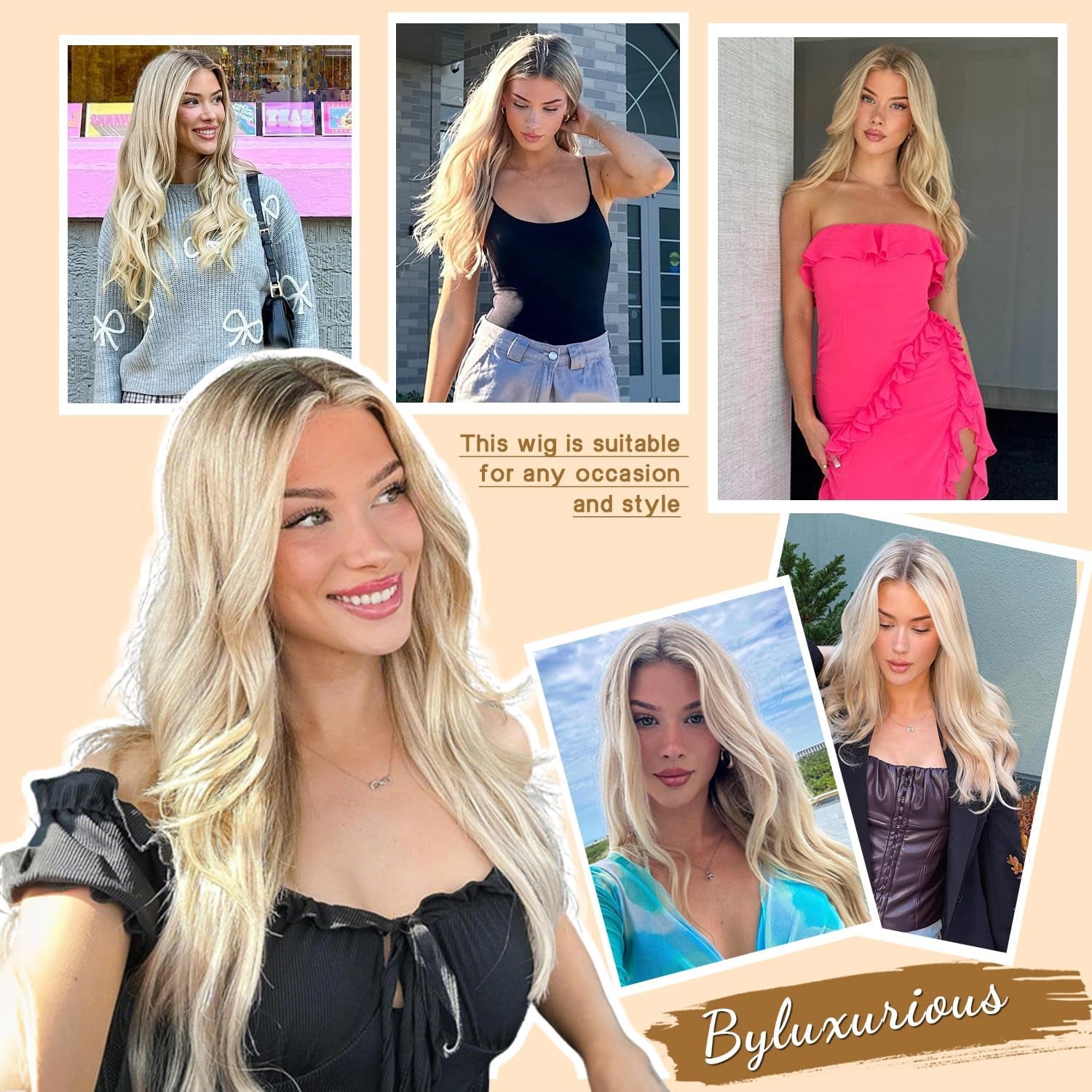 220% Ash Blonde Wig Human Hair Pre Plucked Pre Cut Glueless 13X4 UHD Lace Front Wigs for Women Ombre Highlight Balayage Blonde Real Human Hair with Dark Roots Soft Long Body Wave 22Inch