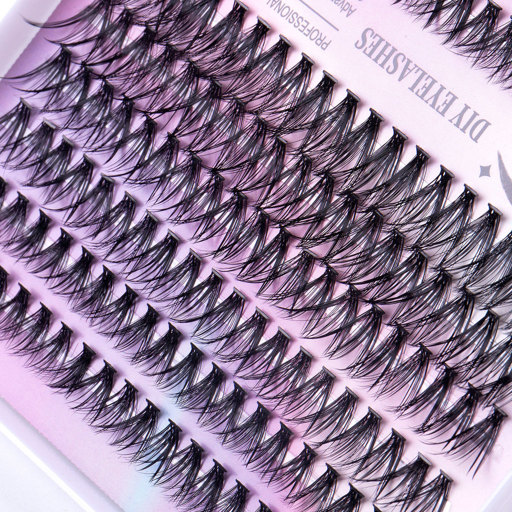 12 Rows Of 30D Plus 40D Clusters Of 240 Segmented Lashes Set - Anaya Beauty