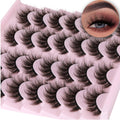 14 Pairs Wispy Mink Lashes False Eye Lashes Natural Look 5D Volume 16Mm Fake Eyelashes Pack by