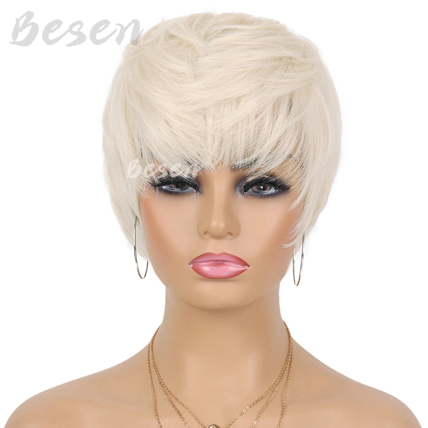 Synthetic Short Pixie Cut Wigs for Black White Women Short Layered Wigs Heat Resistant Colorful Cosplay Halloween Party Wigs