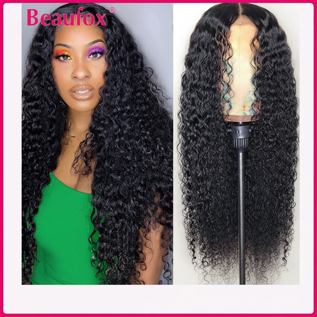 Brazilian Water Wave Lace Front Human Hair Wigs for Women Curly Lace Frontal Wigs Human Hair Preplucked with Baby Hair