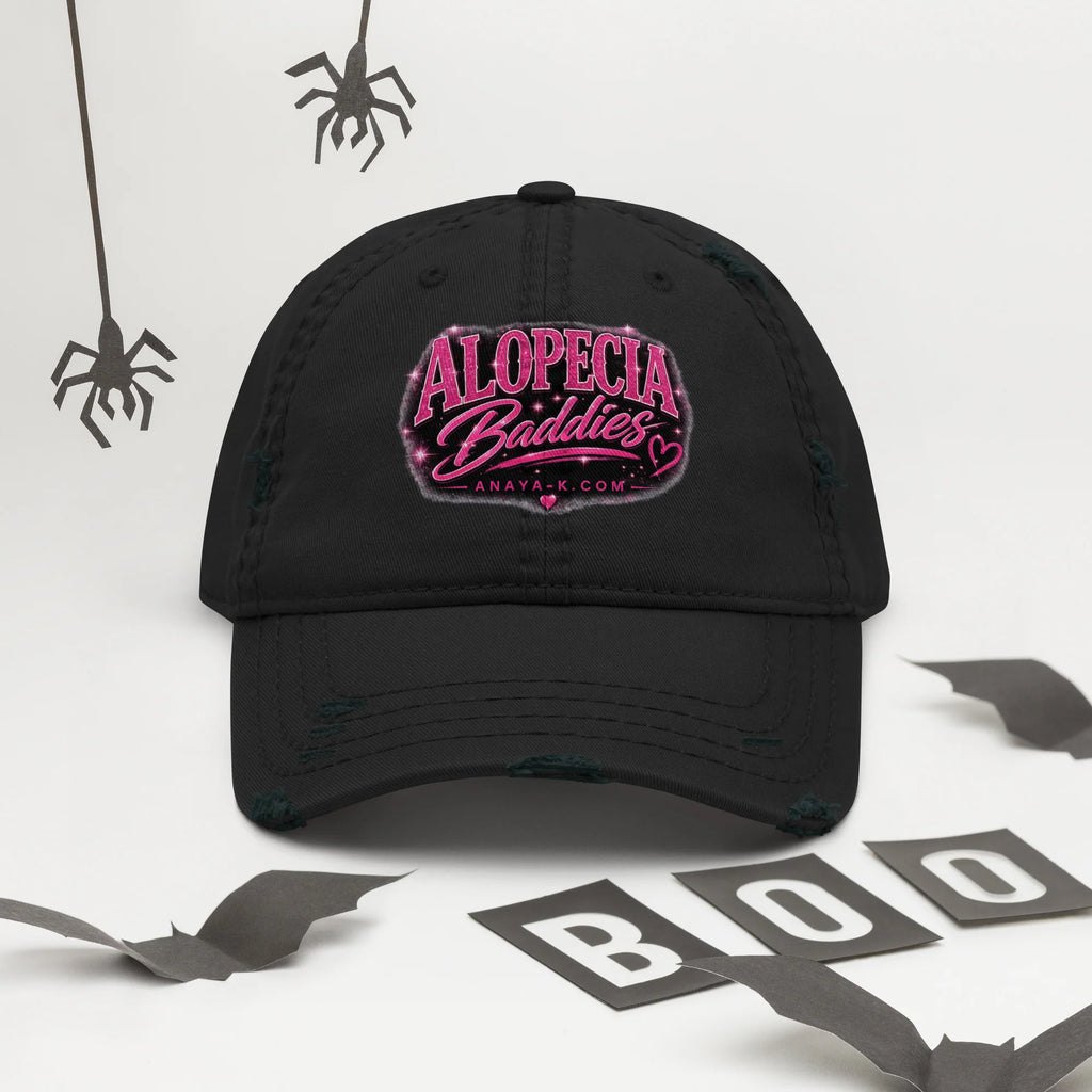 Alopecia Baddies Distressed Dad Hat