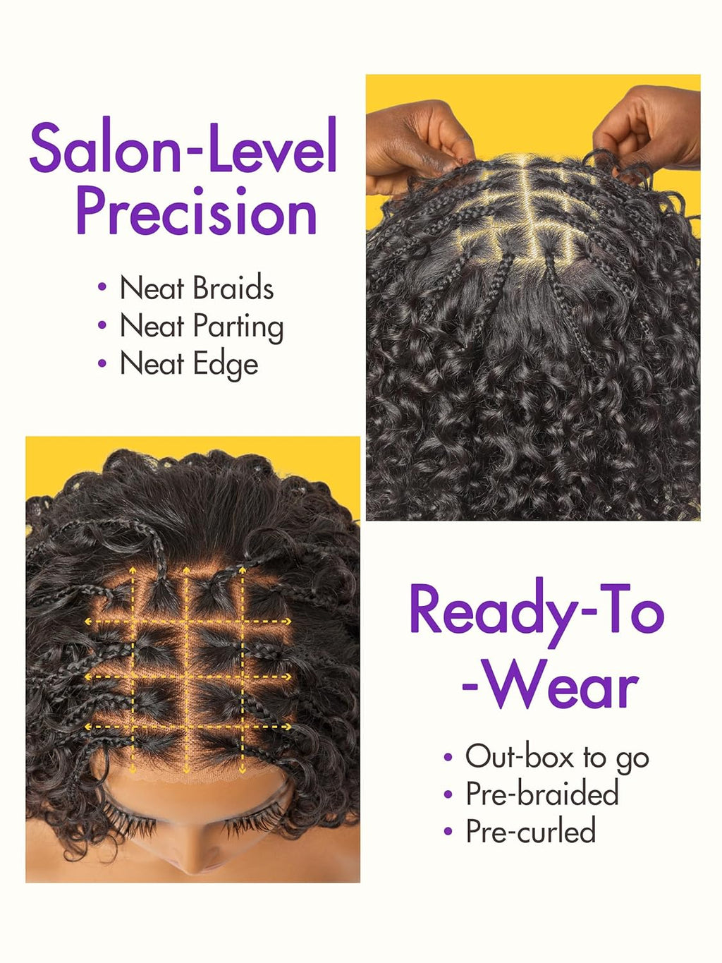 Boho Braided Deep Curly 5X5 Closure Lace with Braided Bob 10 Inch Human Hair Wigs Curly Deep Wave Glueless 10 Inches Pre Cut Plucked Hd Lace Short Wig Ready to Go Bleached Knots Black Wigs