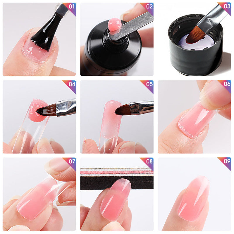 Multi-color mixed nail solid model glue - Anaya Beauty