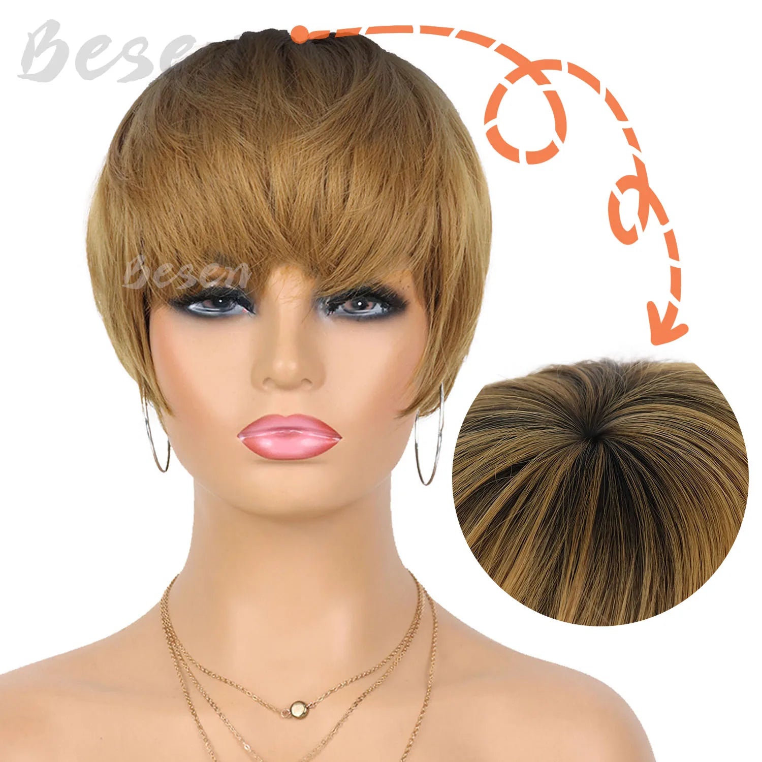 Synthetic Short Pixie Cut Wigs for Black White Women Short Layered Wigs Heat Resistant Colorful Cosplay Halloween Party Wigs