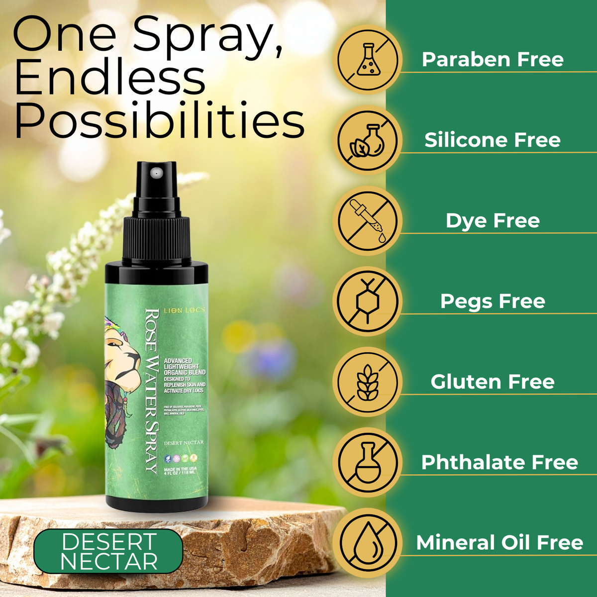 Advanced Rose Water Spray Treatment - Desert Nectar