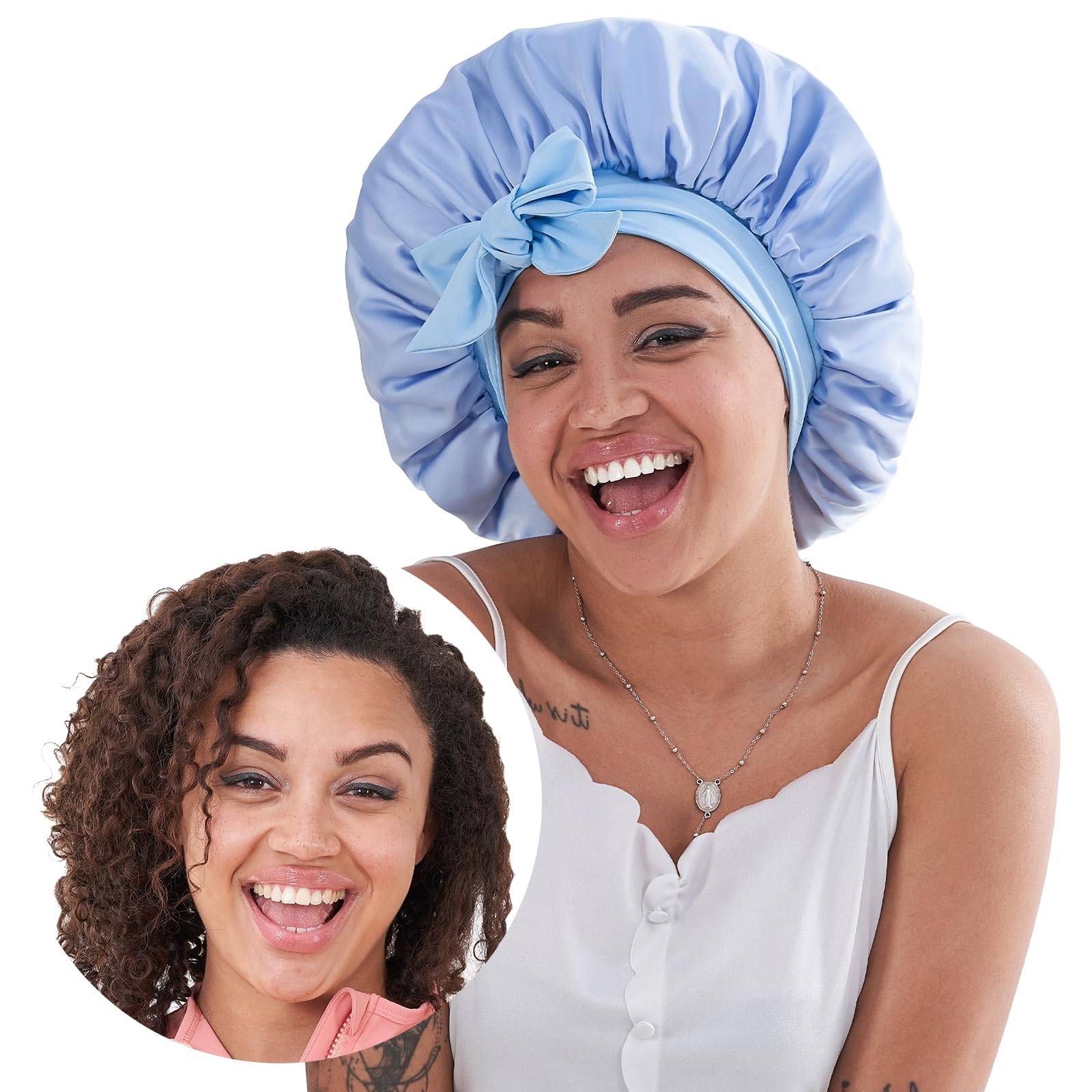 Silk Bonnet, Satin Hair Bonnet - Anaya Beauty