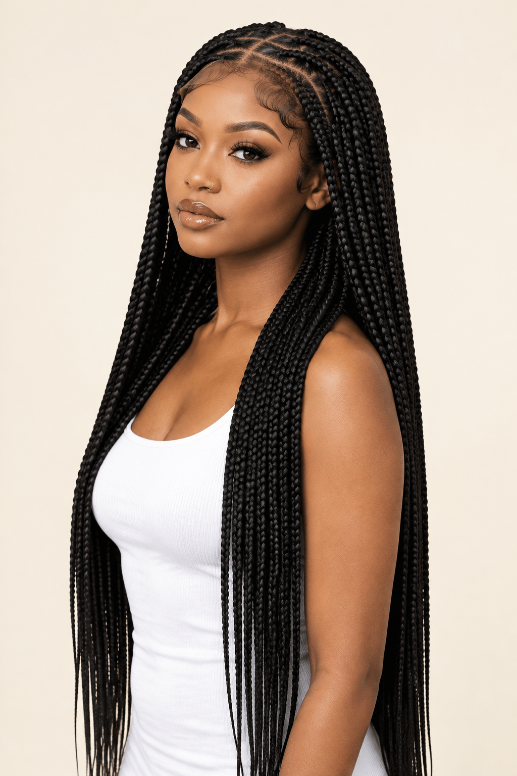Brinbea wig side-profile mockup