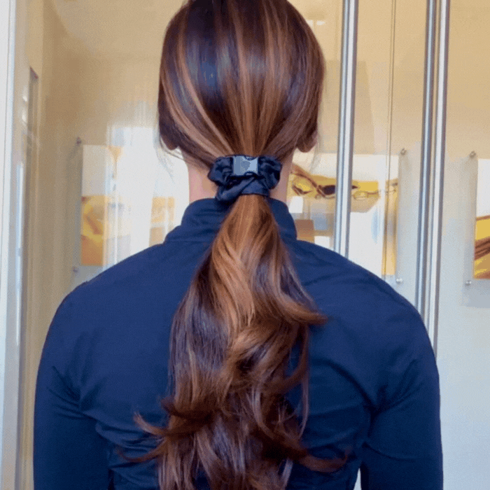 Fall Essentials - 3-Pack Autumn Halloween Buckle Scrunchies - No Snagging, No Tangles