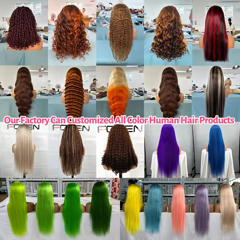 Wig Human Hair Lace Front Wig 13x4 High-Definition Brown Lace Front Wig - Anaya Beauty