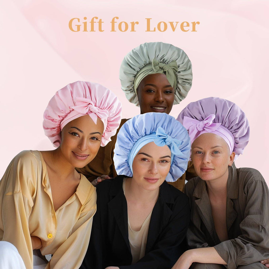 Silk Bonnet, Satin Hair Bonnet - Anaya Beauty