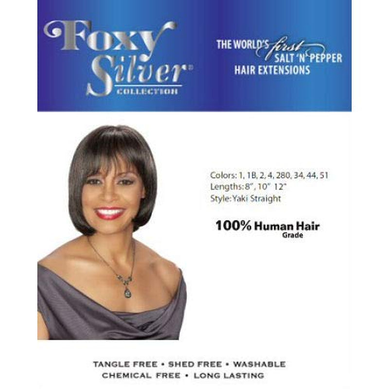FOXY SALON WEAVE - STRAIGHT08 Weave - Human Hair Weave in 34