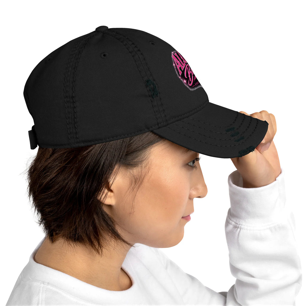 Alopecia Baddies Distressed Dad Hat