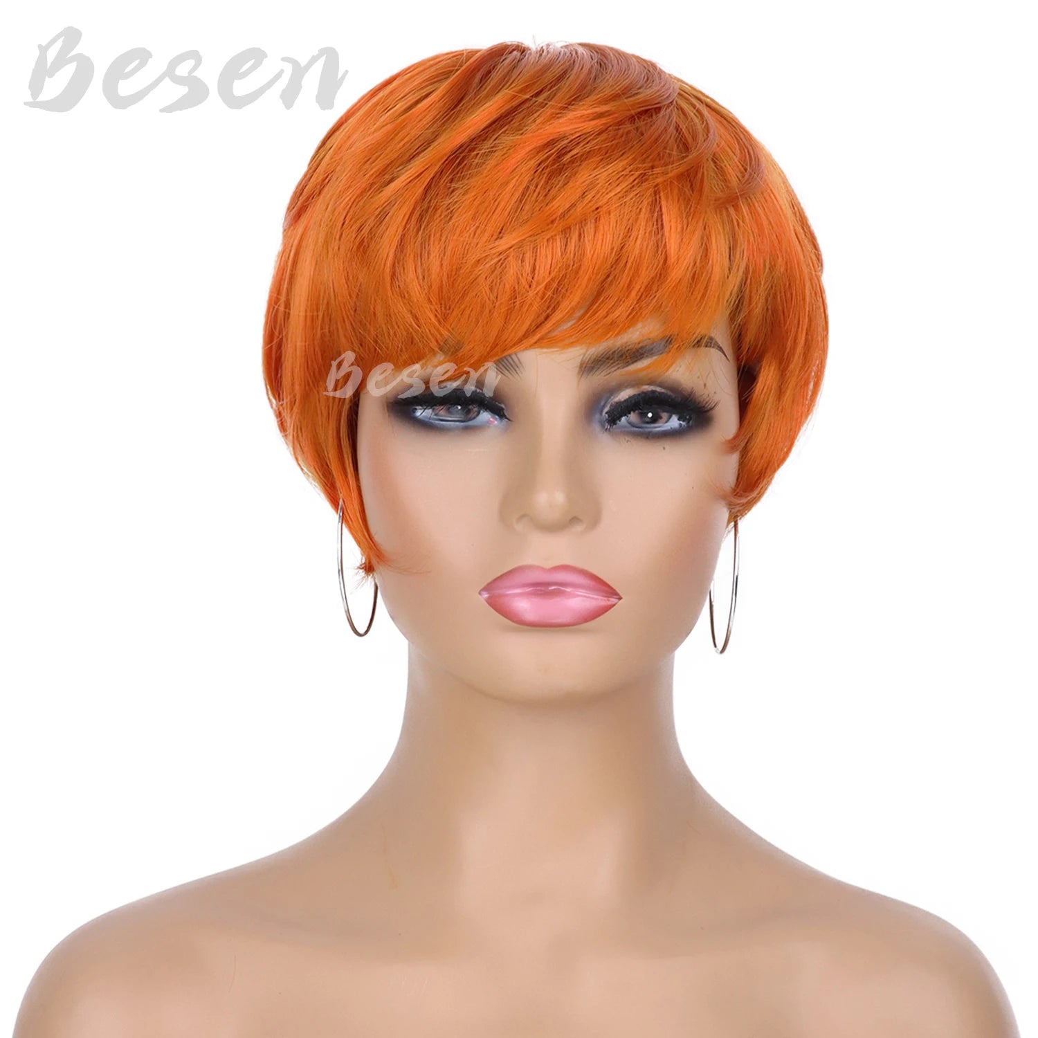 Synthetic Short Pixie Cut Wigs for Black White Women Short Layered Wigs Heat Resistant Colorful Cosplay Halloween Party Wigs
