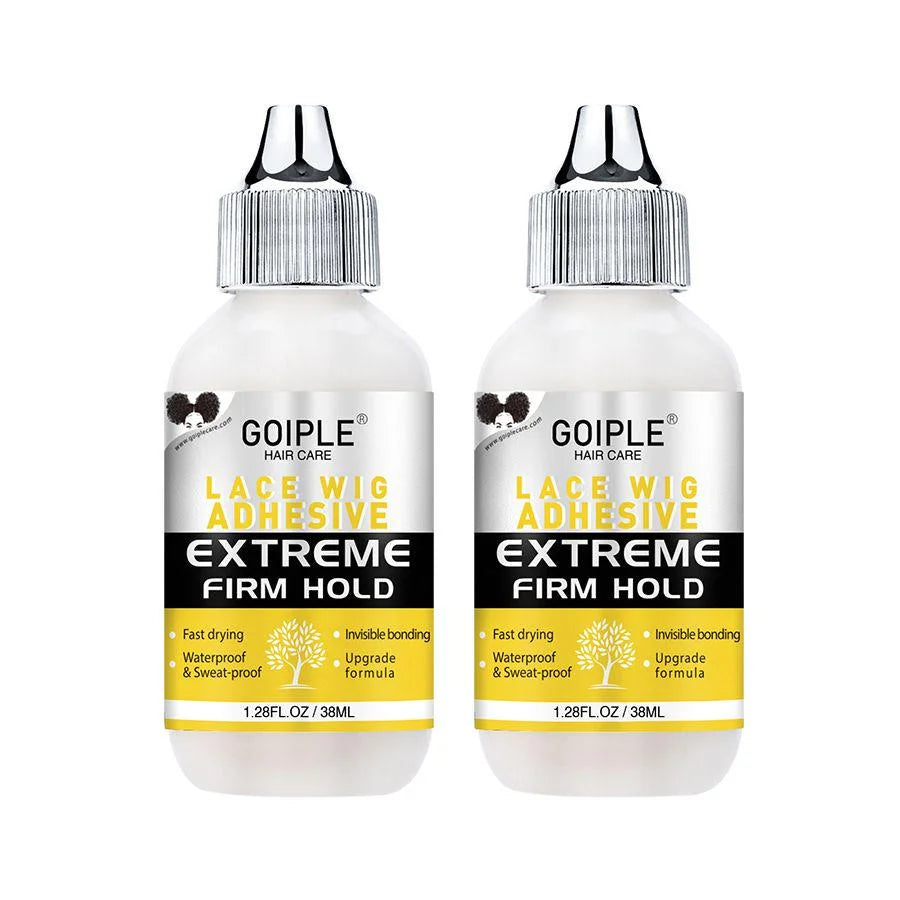 Waterproof Wig Glue Toupee Adhesive Glue for Wig Invisible Lace Glue for Wigs Strong Hold Lace Wig Adhesive Wig Installation Kit
