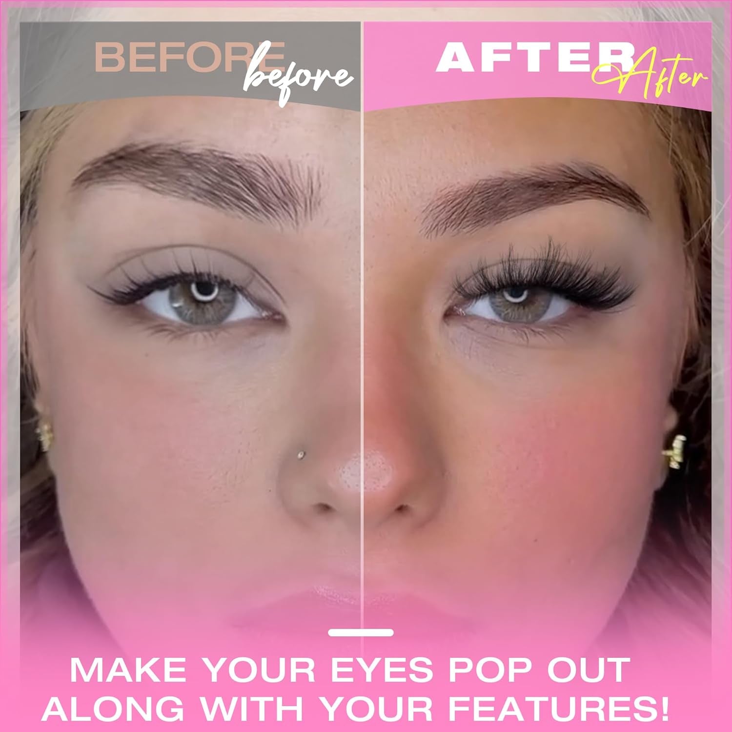 14 Pairs Wispy Mink Lashes False Eye Lashes Natural Look 5D Volume 16Mm Fake Eyelashes Pack by