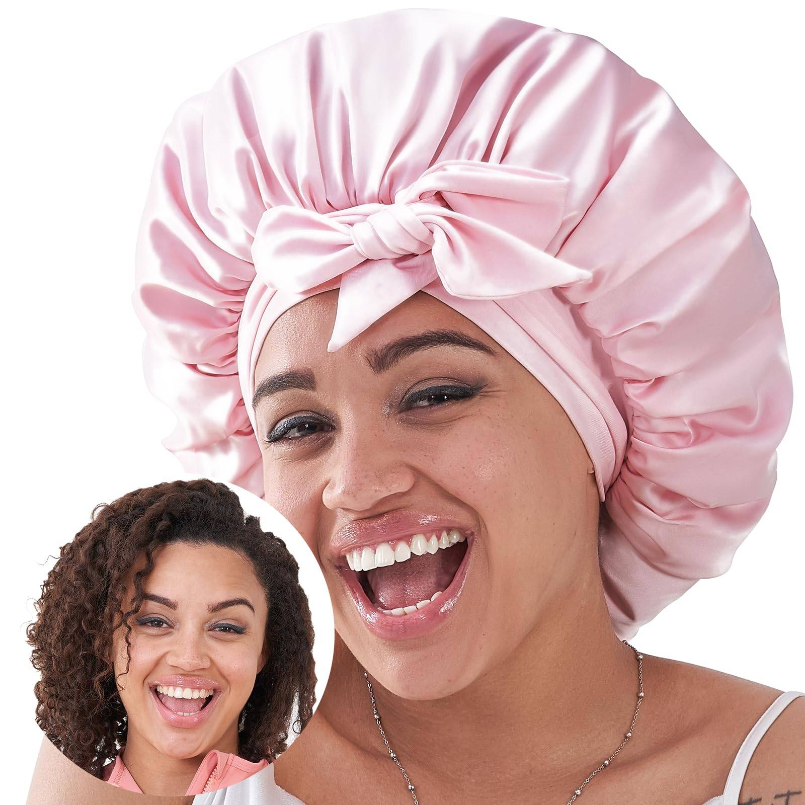 Silk Bonnet, Satin Hair Bonnet - Anaya Beauty