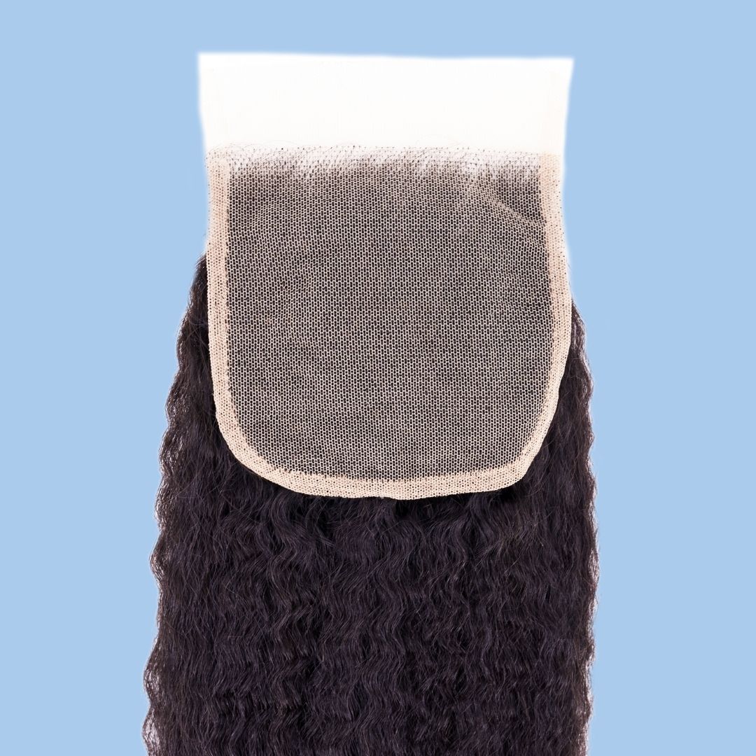 Kinky Straight 4x4 Transparent Lace Closure