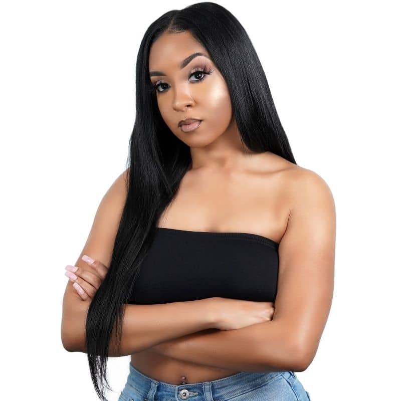 Straight U Part 100% Human Hair Wig SALE