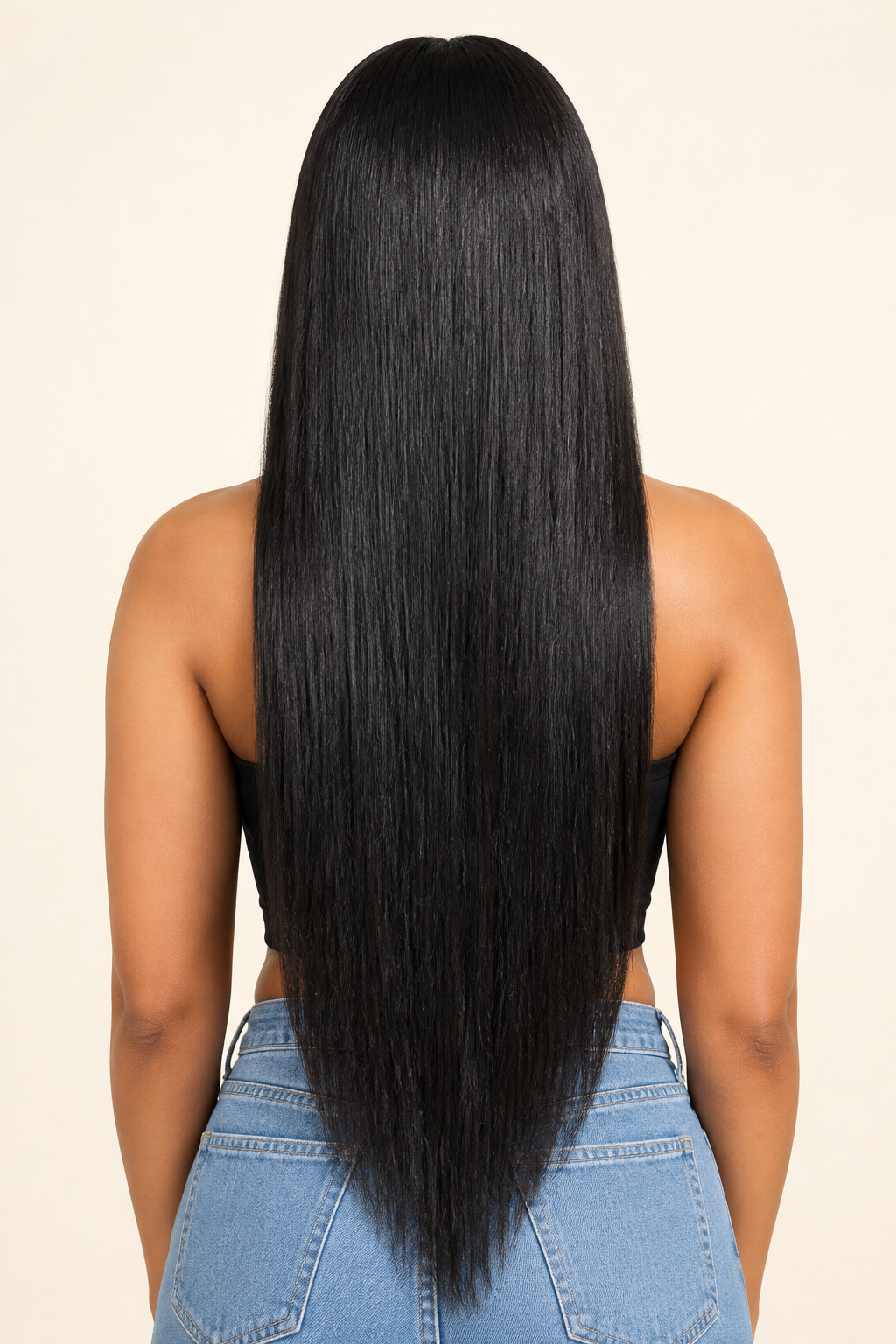 Straight U Part 100% Human Hair Wig SALE